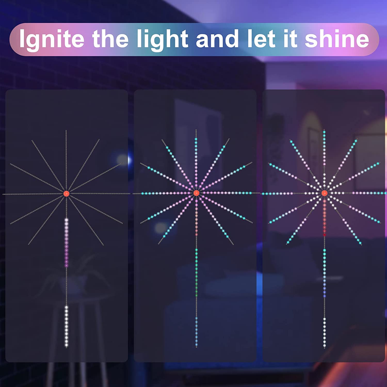 Smart Firework LED Light Display - smartworldmax