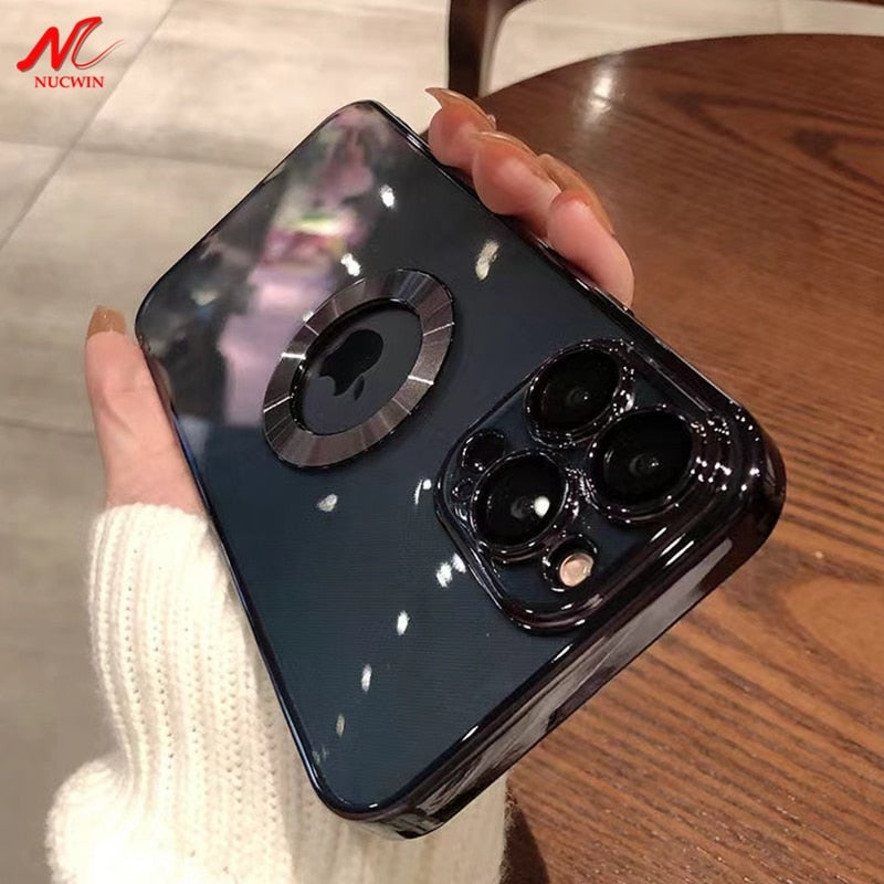 Luxurious Transparent Plating iPhone Case - smartworldmax